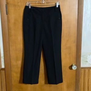 Sandro Black Cropped Pants Sz 4
